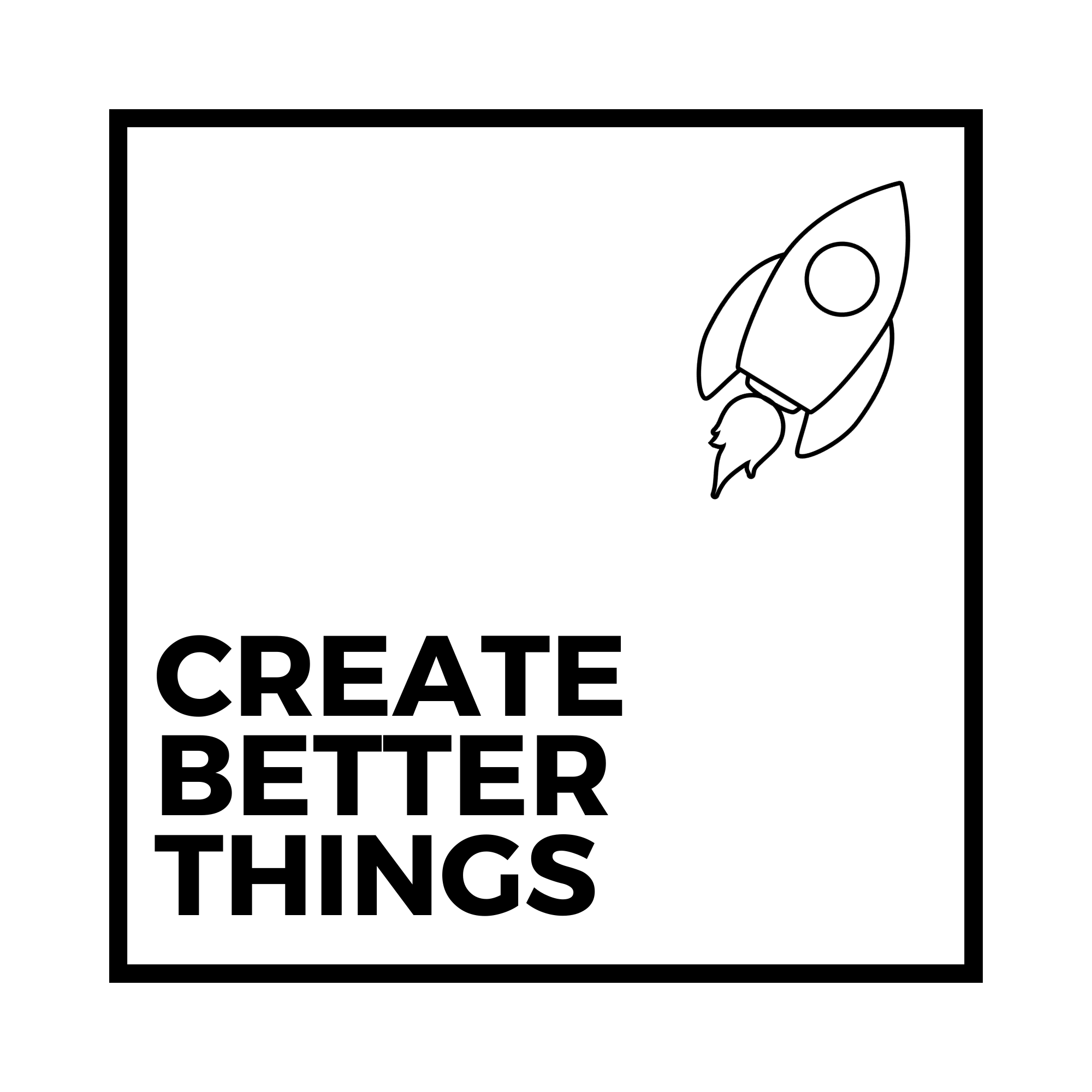 The Create Better Things logo in black featuring the company name in a bold modern font.