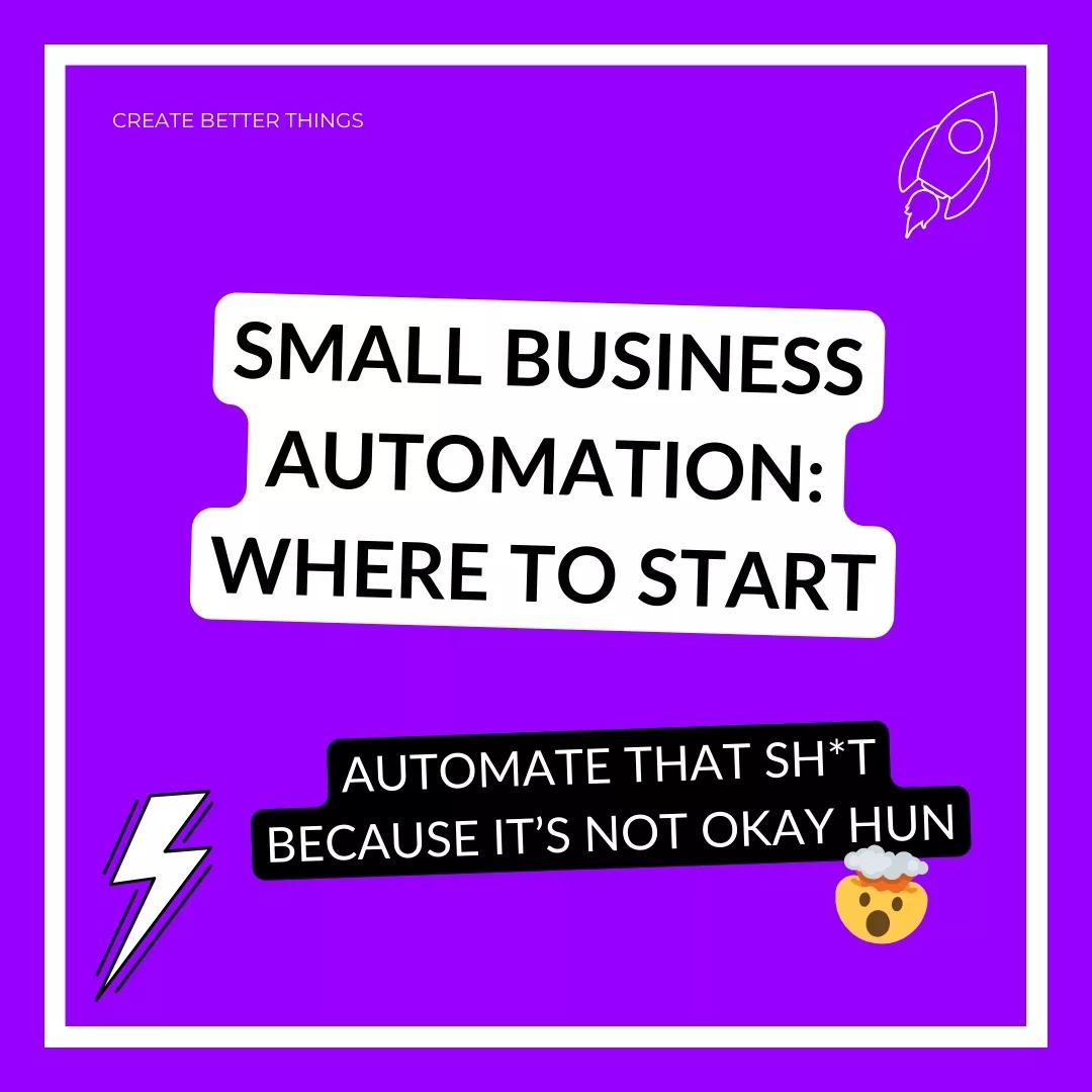 Small Business Automation Where to start